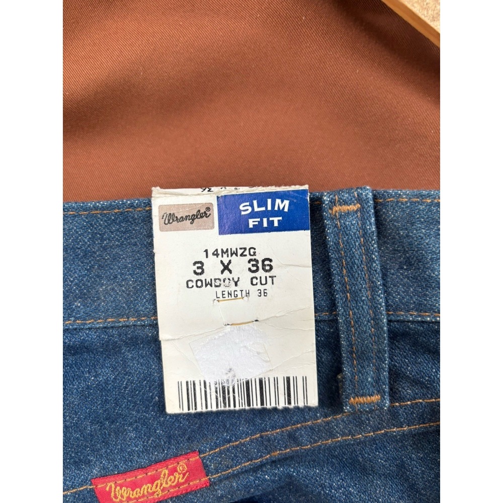 Wrangler Womens Cowboy Cut Jeans Slim Fit Tapered Leg 14MWZG 3x36 NWT‎